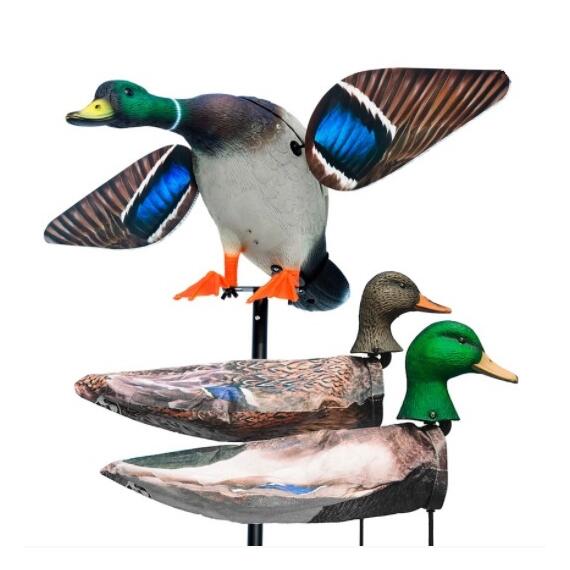 Комплект чучел для охоты Amazin (1 махокрыл + 2 флюгера), фото 