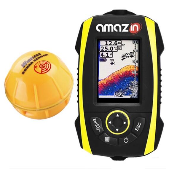 Беспроводной эхолот AMAZIN FishFinder FF777W, фото 