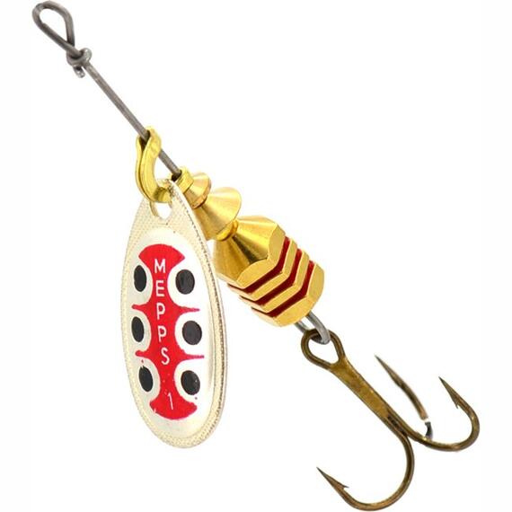 Блесна Mepps Aglia TW 1 AG серебро 3,5g (C11), Цвет: Silver, Вес блесны (г): 3,5, фото 