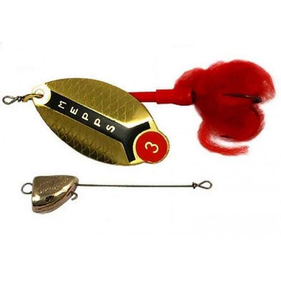 Блесна Mepps Lusox 3 OR золото 20,5g (H32), Цвет: Gold, Вес блесны (г): 20.5, фото 