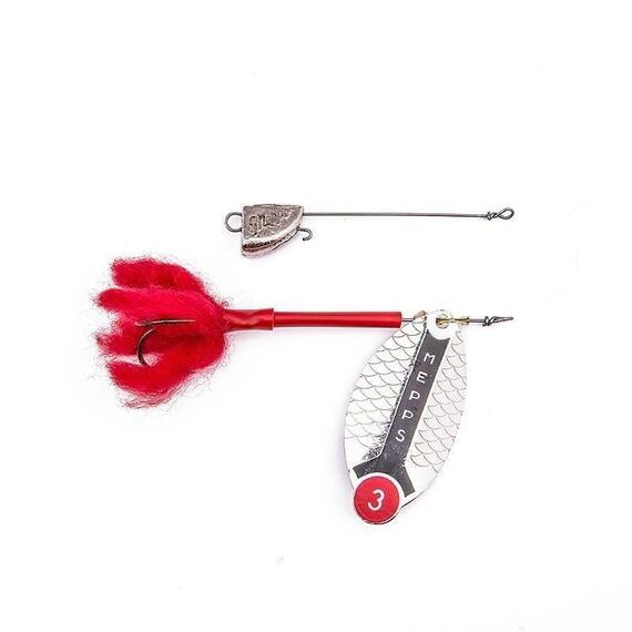 Блесна Mepps Lusox 3 AG серебро 20,5g (H31), Цвет: Silver, Вес блесны (г): 20.5, фото , изображение 3