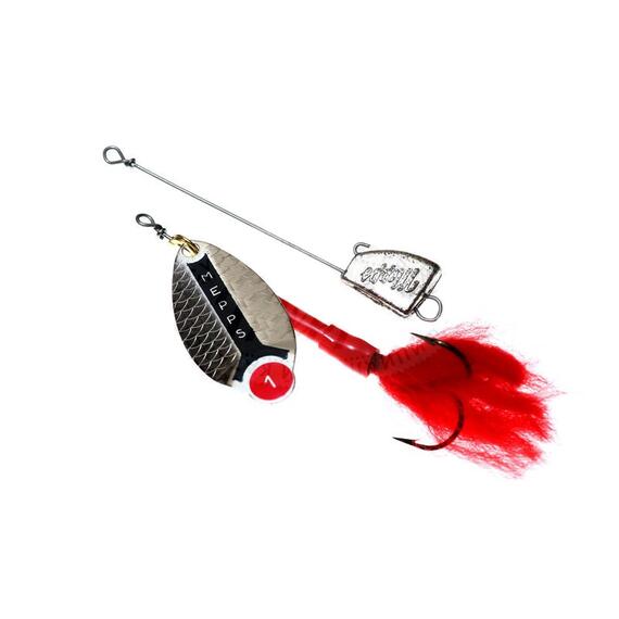 Блесна Mepps Lusox 1 AG серебро 9,5g (H27), Цвет: Silver, Вес блесны (г): 9.5, фото 