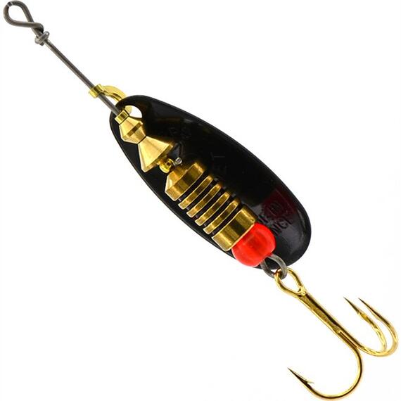 Блесна Mepps Black Fury 3 Jaune N черный/желт.точ 6,5g (E28), фото , изображение 3