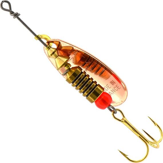 Блесна Mepps Black Fury 3 Jaune CU медь/желт.точ 6,5g (E27), фото , изображение 3