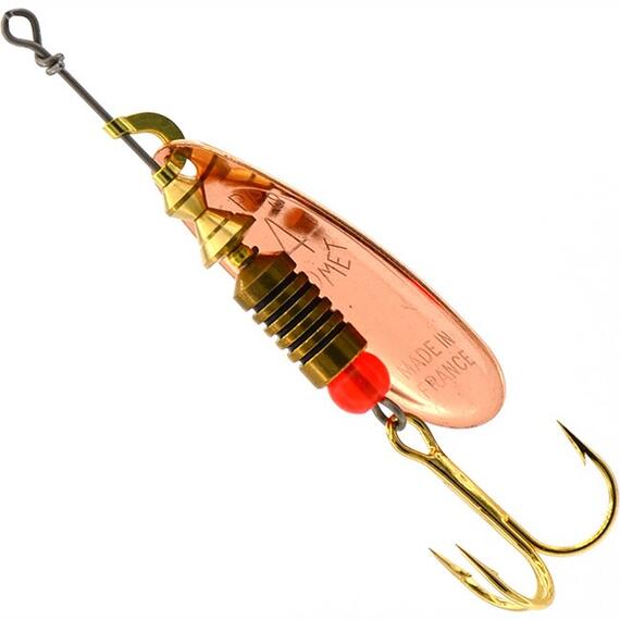 Блесна Mepps Black Fury 4 Chart CU медь/зел.точ 8g (F15), фото , изображение 3