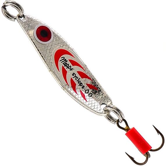 Блесна Mepps Syclops 00 AG/ROUGE серебро/красн 5g (H02), Цвет: Red/Silver (Красная/Серебро), Вес блесны (г): 5, фото 