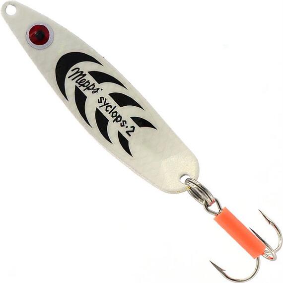 Блесна Mepps Syclops 2 PHOSPHO фосфор 17g (H17), Цвет: Phospho/Белая (светится в темноте), Вес блесны (г): 17, фото 