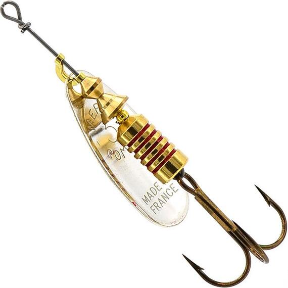 Блесна Mepps Comet 3 AG/PTS Rouges серебро/красн.точ 6,5g (E35), фото , изображение 3