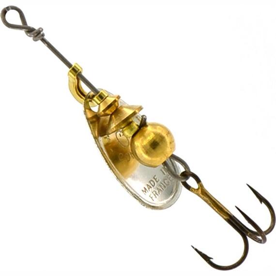 Блесна Mepps Comet 0 AG/ PTS Rouges серебро/красн.точ 2g (B27), фото , изображение 2