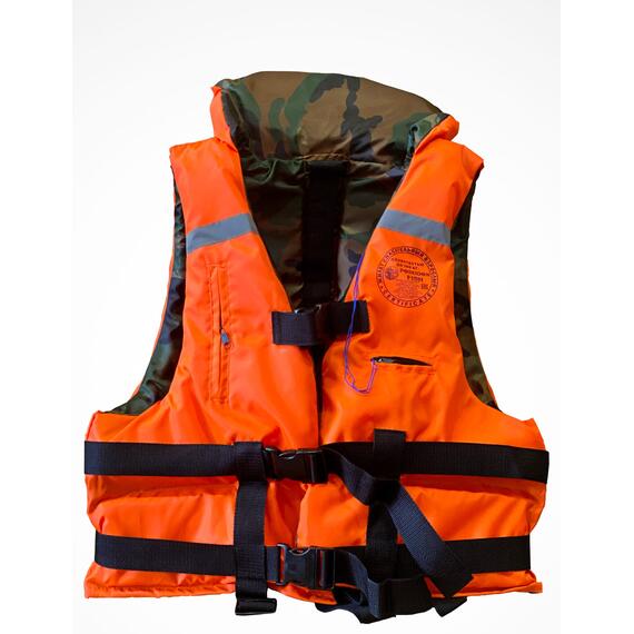 Жилет спасательный двухсторонний Poseidon Fish до 100 кг, фото , изображение 8