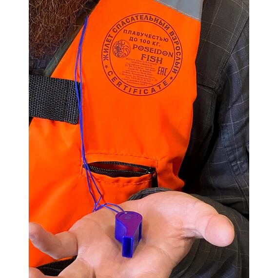 Жилет спасательный двухсторонний Poseidon Fish до 100 кг, фото , изображение 11