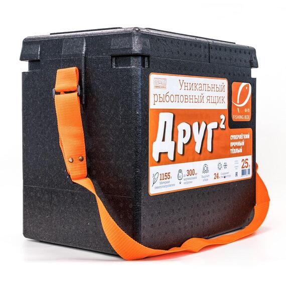 Рыболовный ящик Camping World Друг 2 25 л Черный, Цвет: черный, Объем, л: 25, фото , изображение 3