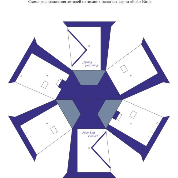 Зимняя палатка Polar Bird family T, фото , изображение 17