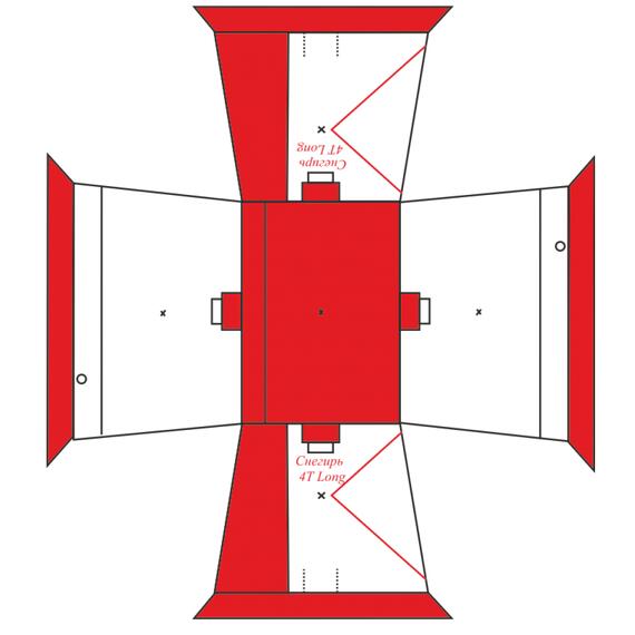 Зимняя палатка Снегирь 4Т long, фото , изображение 8