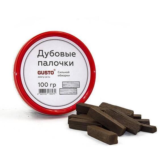 Дубовые палочки сильной обжарки GUSTO, Вкус ароматизатора: сильной обжарки п, фото 