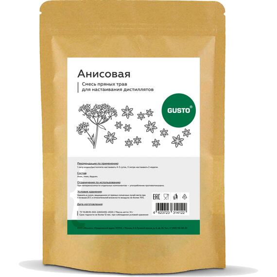 Анисовая (14 гр.) GUSTO, Вкус ароматизатора: Анисовая, фото 