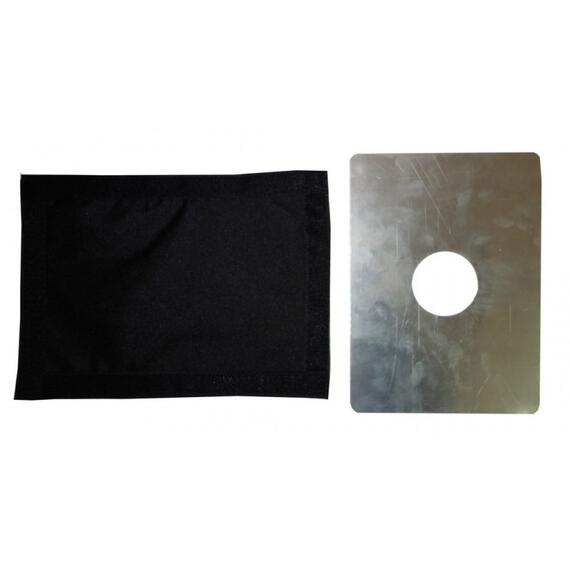 Окно выход под трубу с металлической вставкой, фото , изображение 2