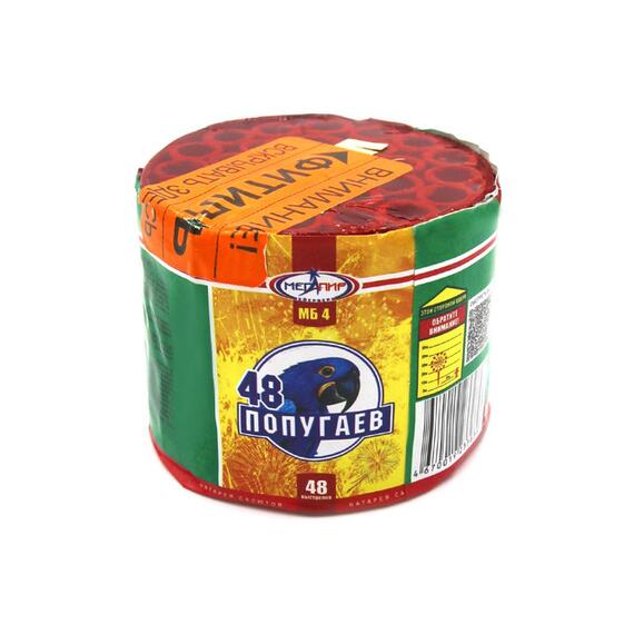 Батарея салютов 48 Попугаев МЕГАПИР, фото , изображение 2