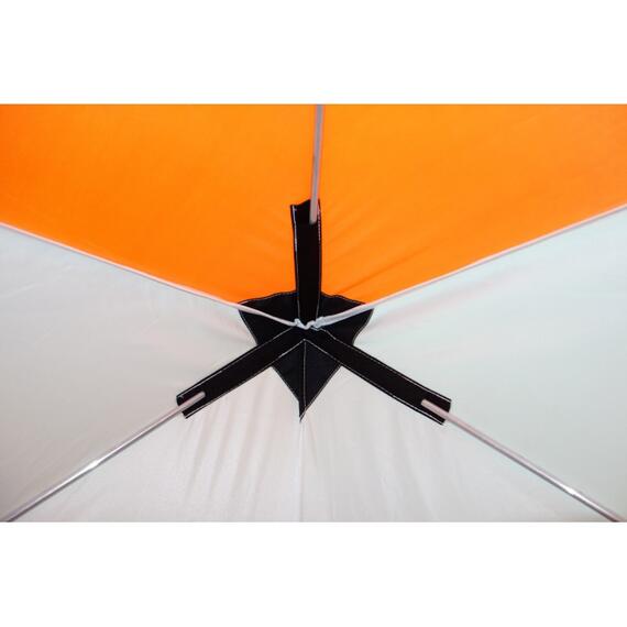 Зимняя палатка Пингвин Призма (1-сл.) Композит 185*185 бело-синий, Цвет: белый/синий, Комплектация: палатка, чехол, инструкция, Вместимость (чел): 2, фото , изображение 9