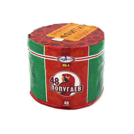 Батарея салютов 48 Попугаев МЕГАПИР, фото , изображение 3