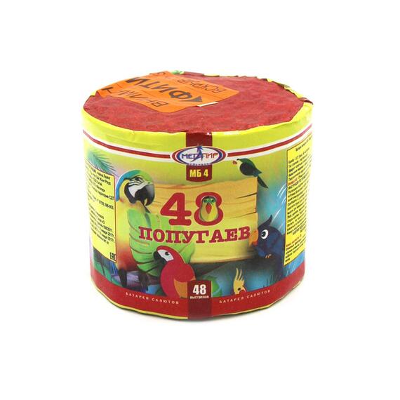 Батарея салютов 48 Попугаев МЕГАПИР, фото , изображение 5