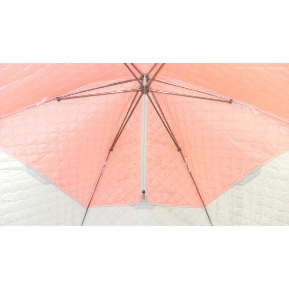 Зимняя палатка Пингвин 2 Термолайт (Бело-оранжевая), Цвет: белый/оранжевый, Комплектация: палатка, чехол, инструкция, Вместимость (чел): 2, Кол-во граней: 6, фото , изображение 7