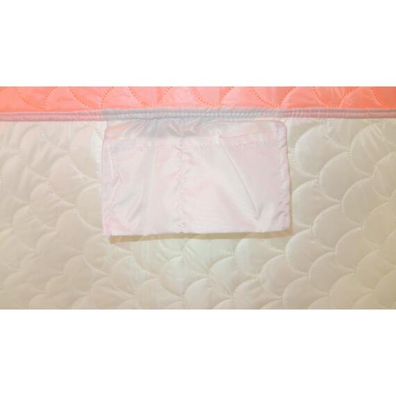 Зимняя палатка Пингвин 2 Термолайт (Бело-оранжевая), Цвет: белый/оранжевый, Комплектация: палатка, чехол, инструкция, Вместимость (чел): 2, Кол-во граней: 6, фото , изображение 8