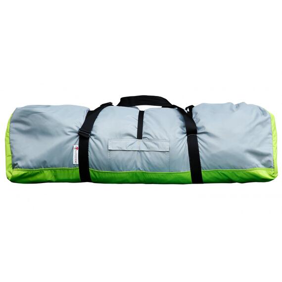 Утепленная зимняя палатка Лотос КубоЗонт 4 Классик Термо (Салатовый) 2022, фото , изображение 9