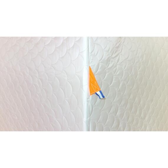 Зимняя палатка Пингвин 2 Термолайт (Бело-оранжевая), Цвет: белый/оранжевый, Комплектация: палатка, чехол, инструкция, Вместимость (чел): 2, Кол-во граней: 6, фото , изображение 11