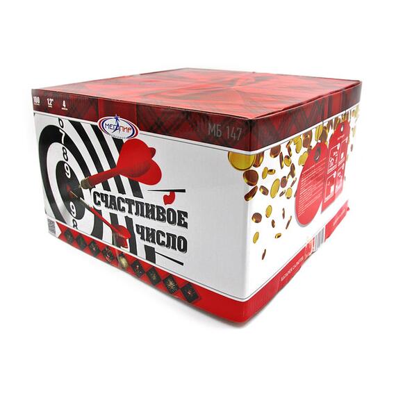 Батарея салютов Счастливое Число МЕГАПИР, фото , изображение 2