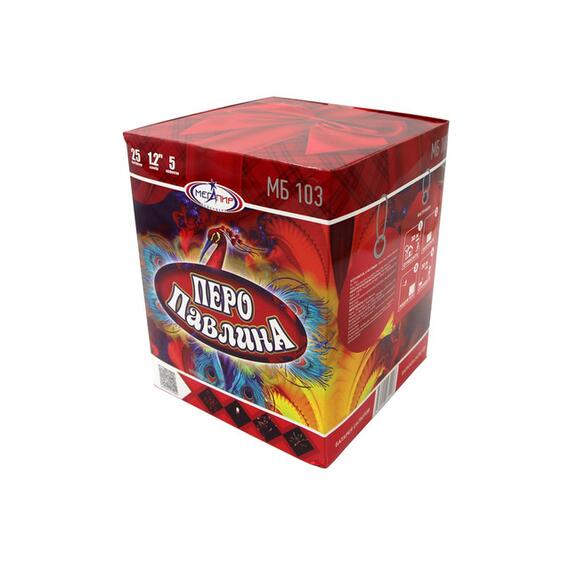 Батарея салютов Перо Павлина МЕГАПИР, фото , изображение 2