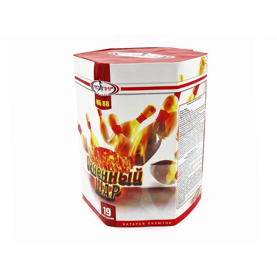 Батарея салютов Огненный Шар МЕГАПИР, фото , изображение 2