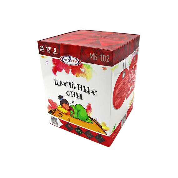 Батарея салютов Цветные Сны МЕГАПИР, фото , изображение 2