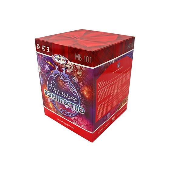 Батарея салютов Зимнее Волшебство МЕГАПИР, фото , изображение 3