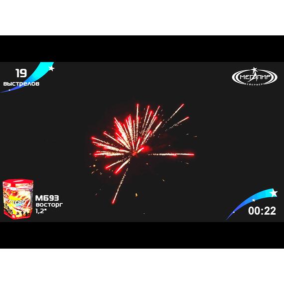 Батарея салютов Восторг МЕГАПИР, фото , изображение 5