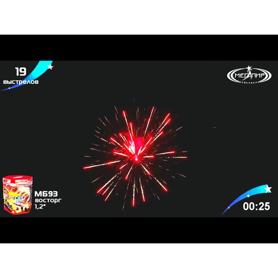 Батарея салютов Восторг МЕГАПИР, фото , изображение 7