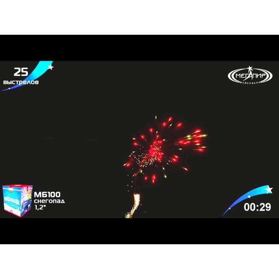 Батарея салютов Снегопад МЕГАПИР, фото , изображение 8