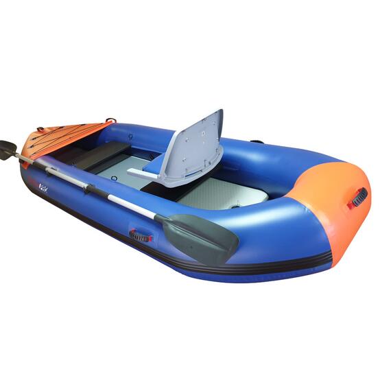 Каяк рыболовный Ондатра 400 (Синий), Расцветка: синий-оранжевый, фото , изображение 11