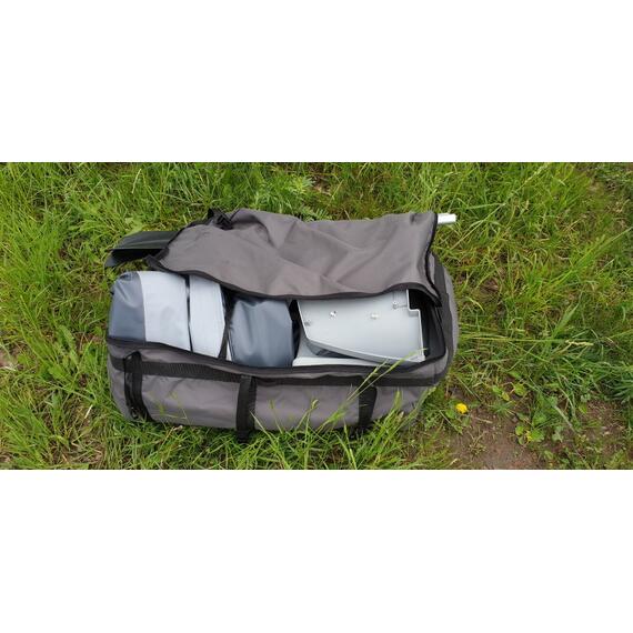 Каяк рыболовный Ондатра 400 (Синий), Расцветка: синий-оранжевый, фото , изображение 17