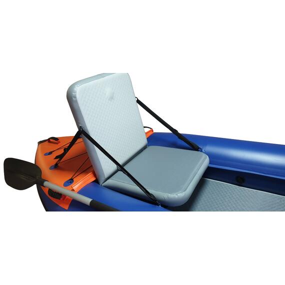 Каяк рыболовный Ондатра 400 (Синий), Расцветка: синий-оранжевый, фото , изображение 7