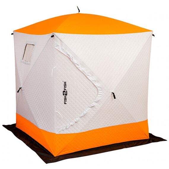 Зимняя палатка Fish2Fish Куб Утепленная в чехле 180х180х195 см, фото , изображение 2