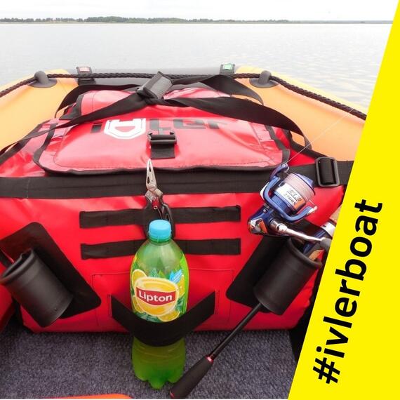 IvlerBoat Носовой рундук М1С (Стаканы для спиннинга на лицевой стороне) УЗКИЙ НОС ЛОДКИ, фото 