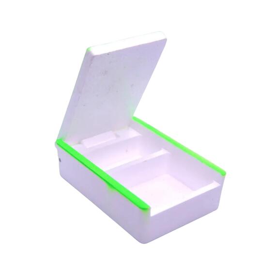 Мотыльница MANKO Двухкамерная 90х65х27 мм (Зеленый), Расцветка: зеленый, фото , изображение 2