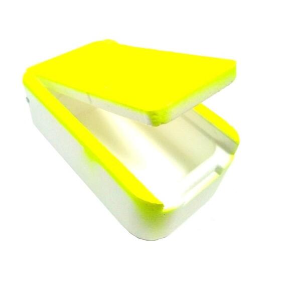 Мотыльница MANKO Элит Малая 80х50х30 мм (Желтый), Расцветка: желтый, фото 