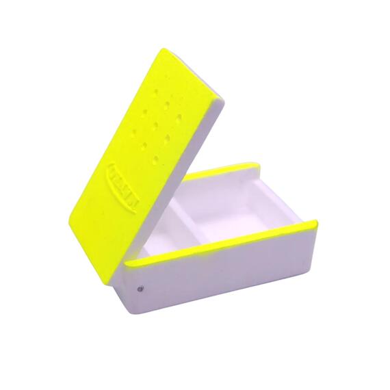 Мотыльница MANKO Двухкамерная 90х65х27 мм (Желтый), Расцветка: желтый, фото 