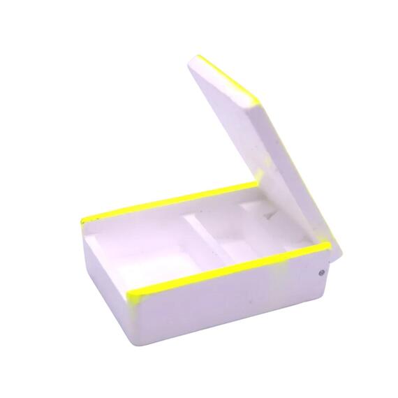 Мотыльница MANKO Двухкамерная 90х65х27 мм (Желтый), Расцветка: желтый, фото , изображение 3