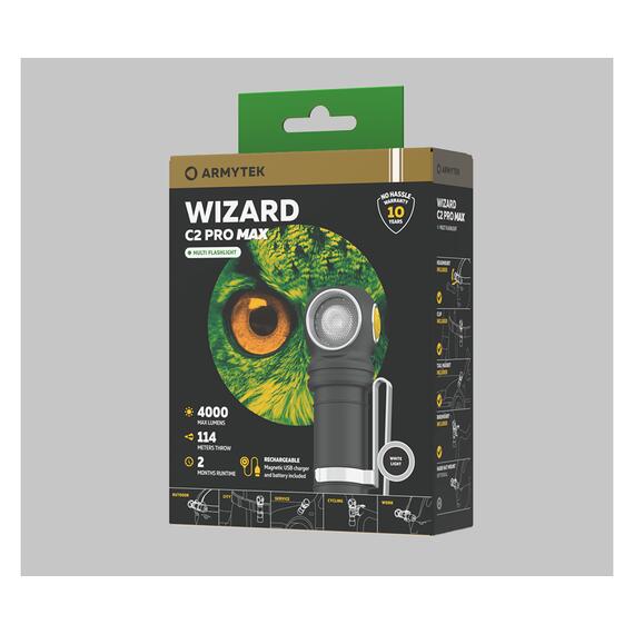 Фонарь Armytek Wizard C2 Pro Max (теплый свет), фото , изображение 5