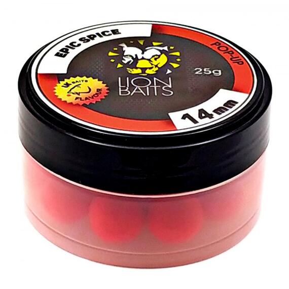 Lion Baits Бойл (pop-up) Epic Spice 14 мм - 25 г, Вкус: Epic Spice, Вид рыбы: карп и амур, Диаметр (мм): 14, фото 