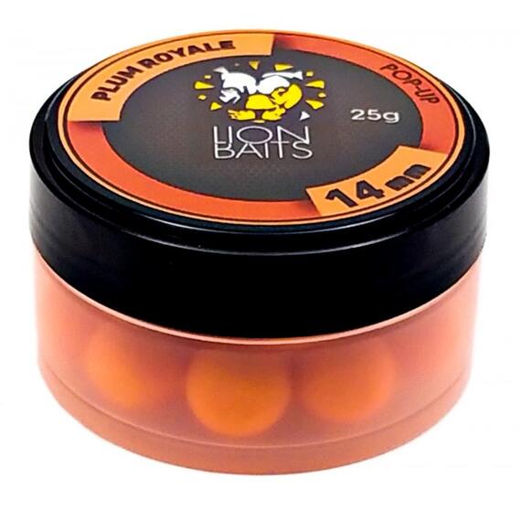 Lion Baits Бойл (pop-up) Plum Royale 14 мм - 25 г, Вкус: Plum Royale, Вид рыбы: карп и амур, Диаметр (мм): 14, фото 