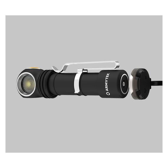 Фонарь Armytek Wizard C2 Pro Nichia Magnet USB / Теплый диод Nichia / 1600 лм / TIR 70°:120° / 1x18650 (в комплекте), фото , изображение 4